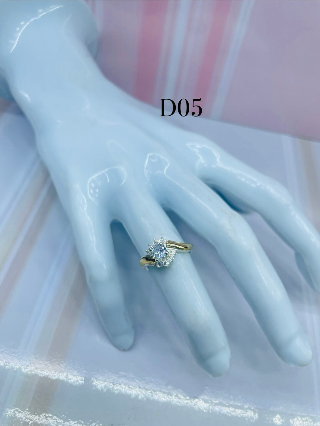 Anillo De Dama Halo De Luz Ref 4276