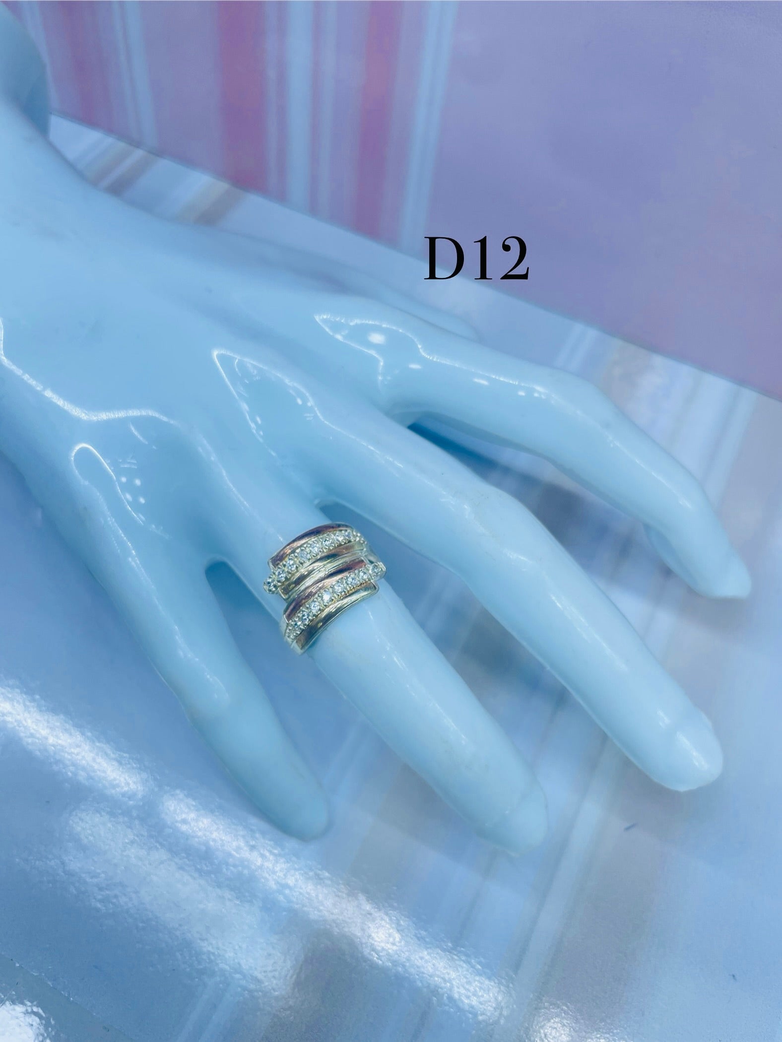 Anillo De Dama Trenzas De Luz Ref 4276