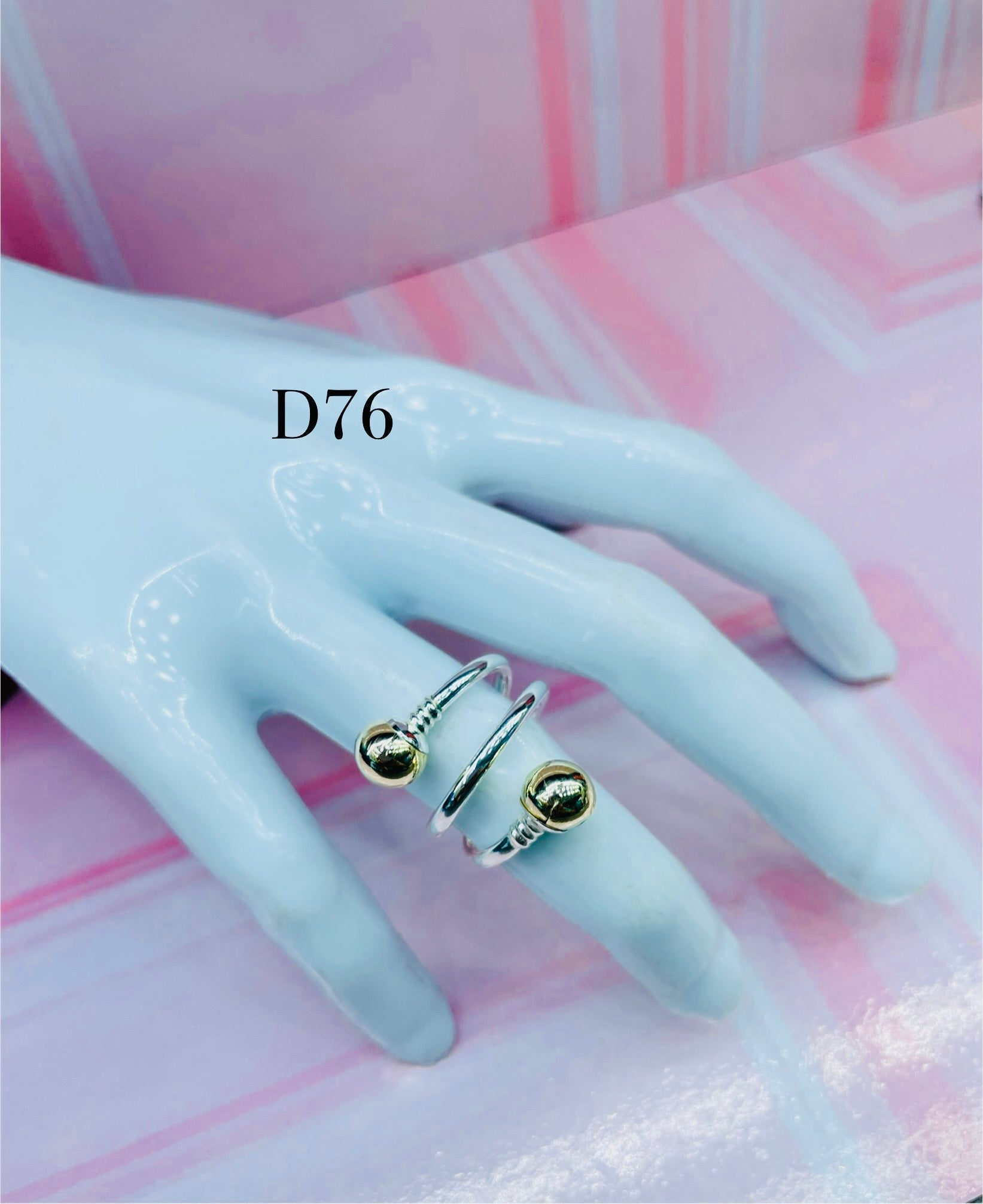 Anillo De dama Esferas Luminosas Ref 4276