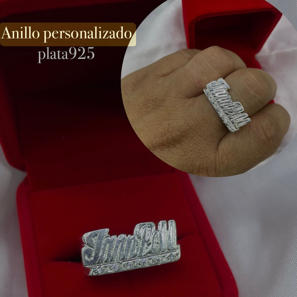 Anillos personalizados solo Plata Diseños Únicos