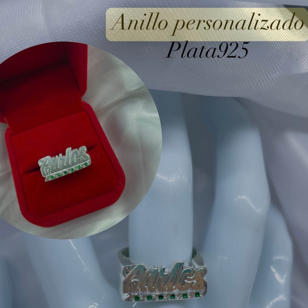 Anillos personalizados solo Plata Diseños Únicos