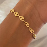 PULSERA GUCCI PLANA X 18CM 3 MM 850
