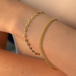 PULSERA GUCCI GRUESA X 18CM 4MM 853