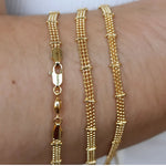 PULSERA MILITAR TRIPLE CON PALITO X 18CM 3MM 849