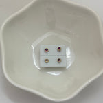 TOPO CIRCON INCRUSTACION  REDONDO ROJO Y ROSADO REF 1459