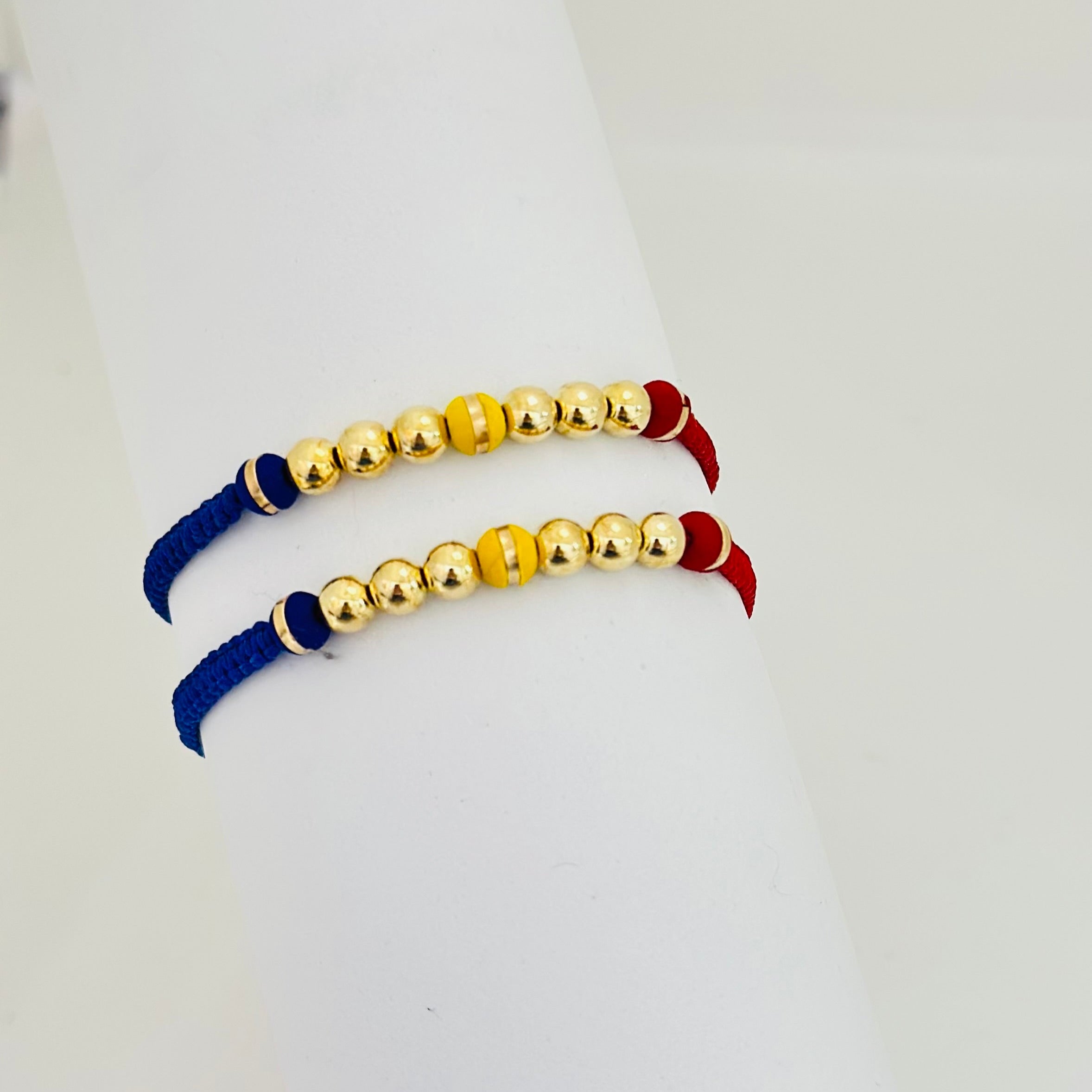 PULSERA TEJIDA COLOMBIA BALÍN #4 SOLA CINTA REF 950