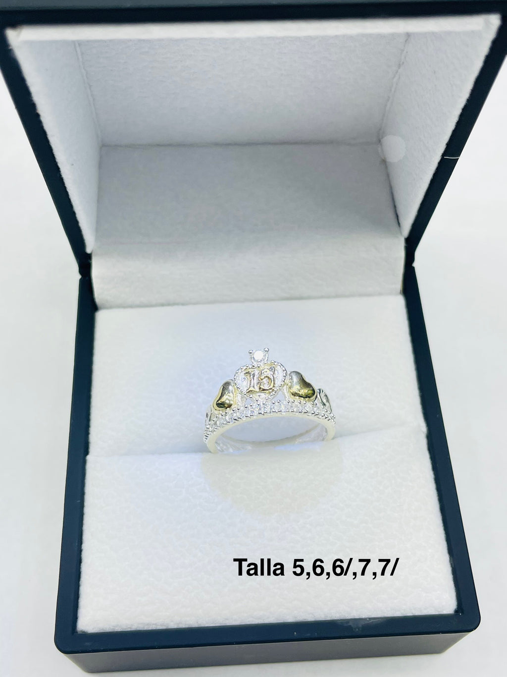 Anillo 15 Años Corazones De Quince Ref 4474