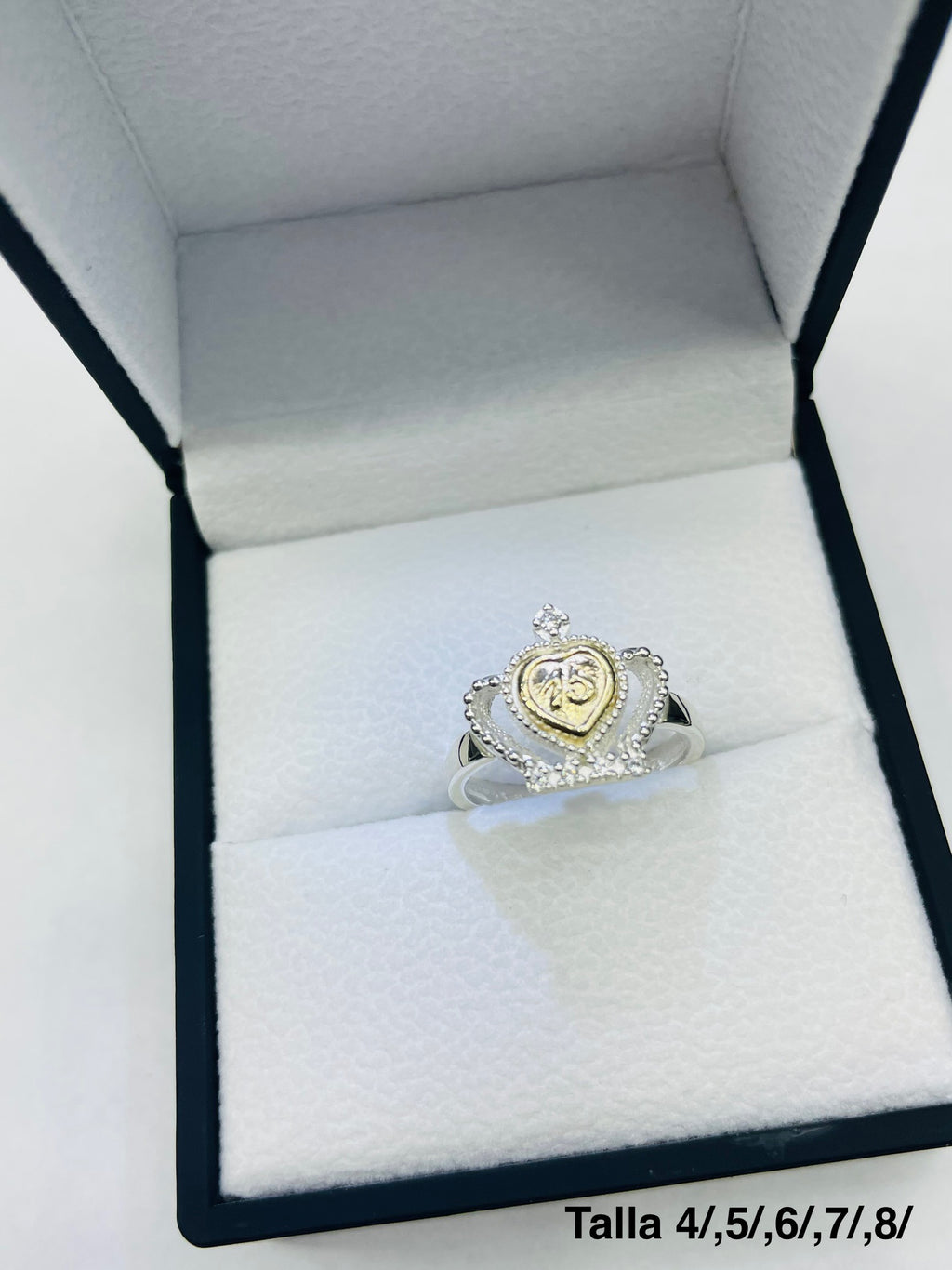 Anillo 15 Años Encanto De Corazón XV Ref 4474