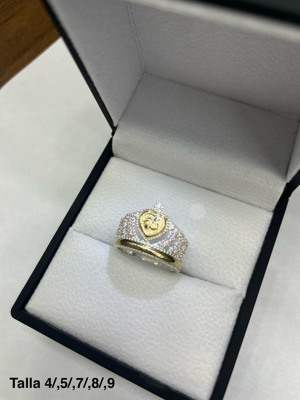 Anillo 15 Años Encanto Rosa Ref 4474