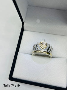Anillo 15 Años Corona De Amor Ref 4474