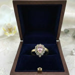 ANILLO DAMA GOTA MORADO 2,3 ROJO 2,2 ROSADO 2,3 AZUL 2,2 CRISTAL 2,5  REF 38