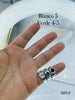 Anillo Para Niños Piedra Ovalada Verde,Cristal,Azul Ref 4373