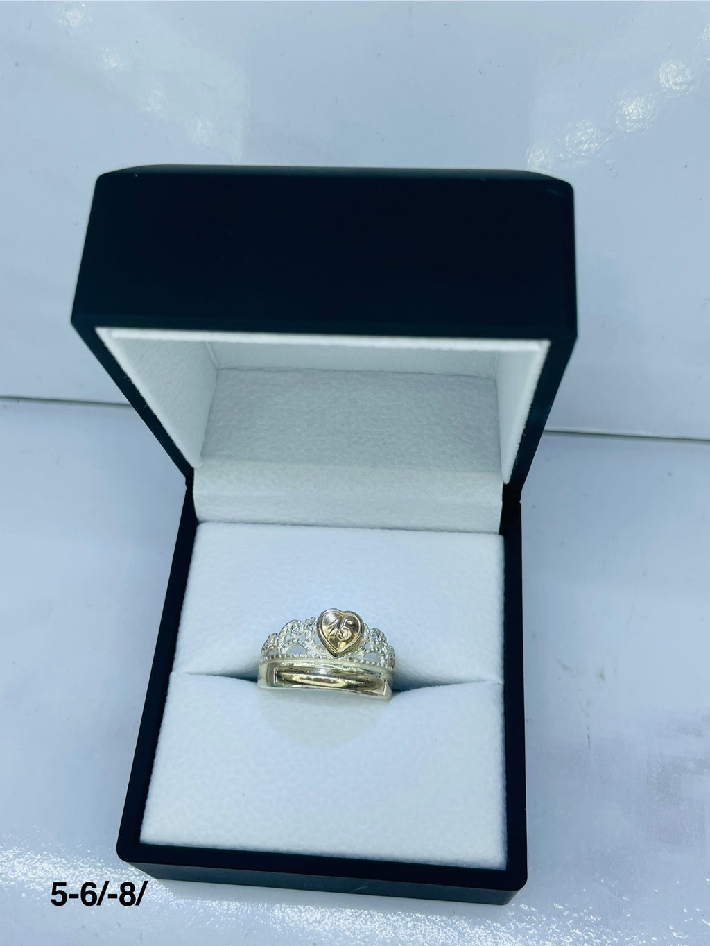 Anillo 15 Años Corona De Vida Ref 4474