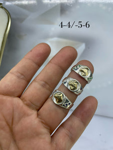 Anillo Para Niños Caballo Con Esmeraldas          Ref 4373