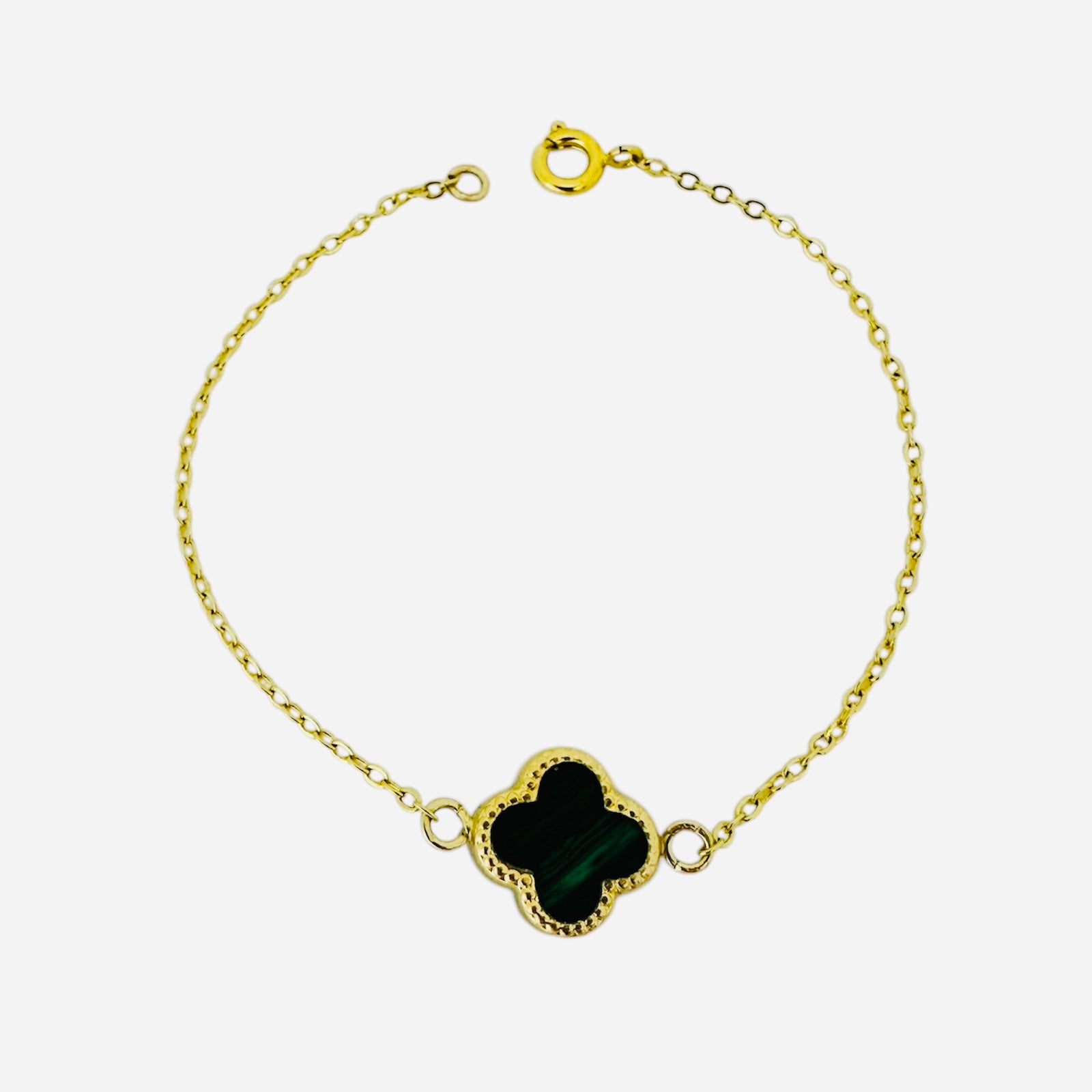 PULSERA CON 1 DIJE VAN CLEEF VERDE 821