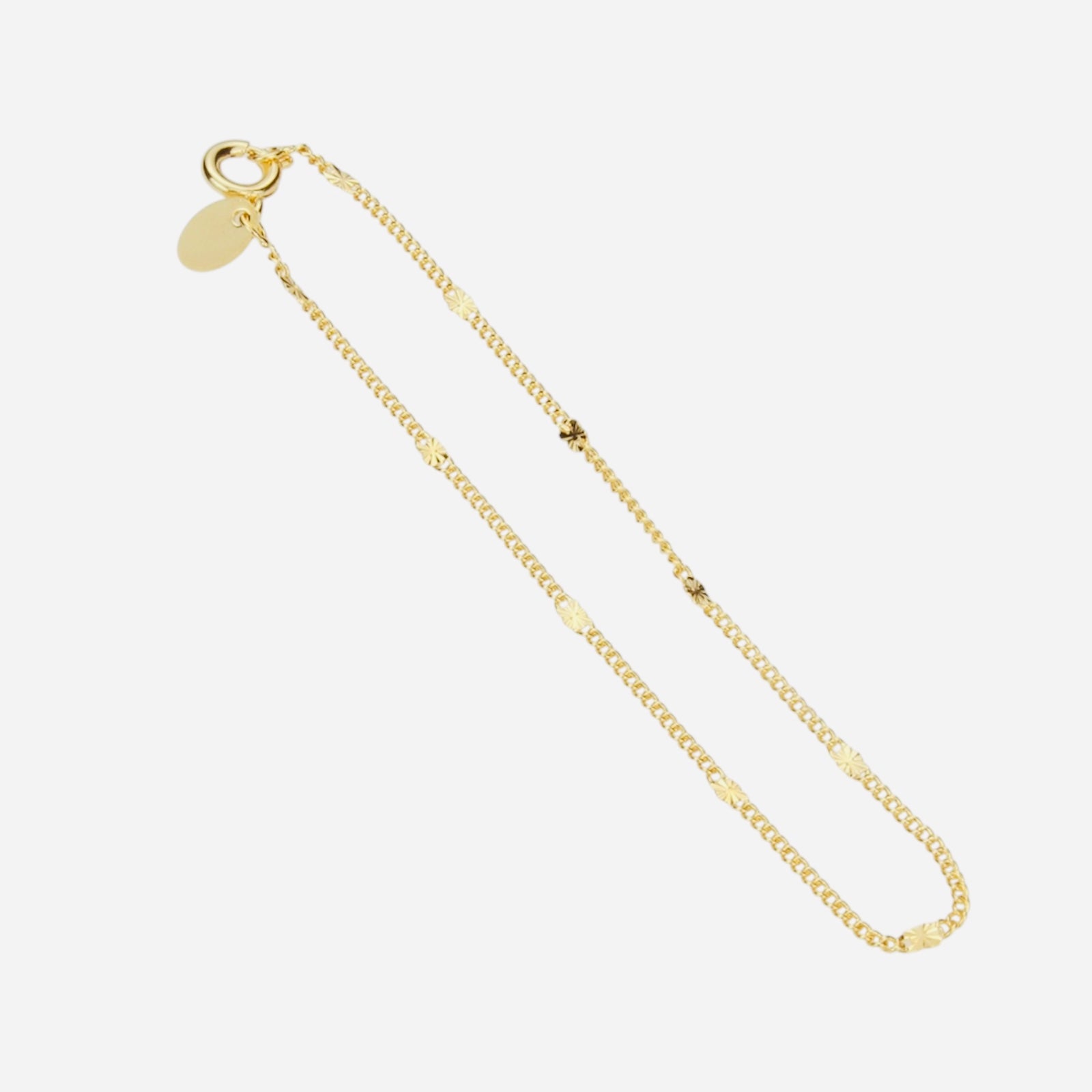 PULSERA CUBANA DESTELLOS 1 MM 819