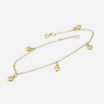 TOBILLERA AROS CON CORAZONES POPOCHO 1262