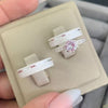 Argollas con anillo de compromiso con circon ref 5456