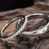 argollas con circones completos y linea central ref 5463