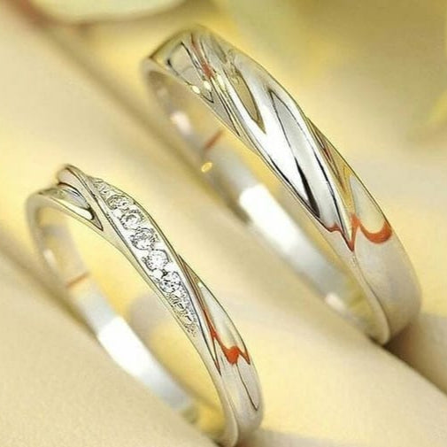 Argollas con diseño de olas ref 5461