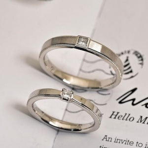 Argollas con anillos de compromiso con circon centro ref 5459
