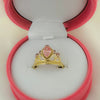 Anillo 15 Años piedras rosa Ref 1532