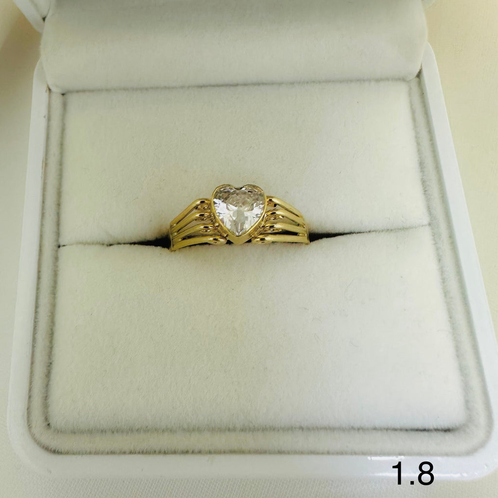 Anillo De Dama Corazón Radiante Ref 52