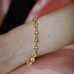 PULSERA GUCCI GRUESA X 18CM 4MM 853